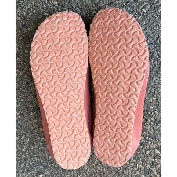 Birkenstock Coral Suede Ballet Shoes Slip On Flats Round Toe Birks Size 37 6 6.5 - Picture 10 of 10